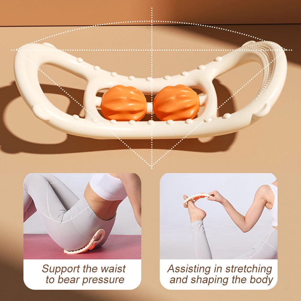 Muscle Massage Roller for Neck and Leg – Deep Tissue Recovery Tool Relaxation Treatment Tidesmit