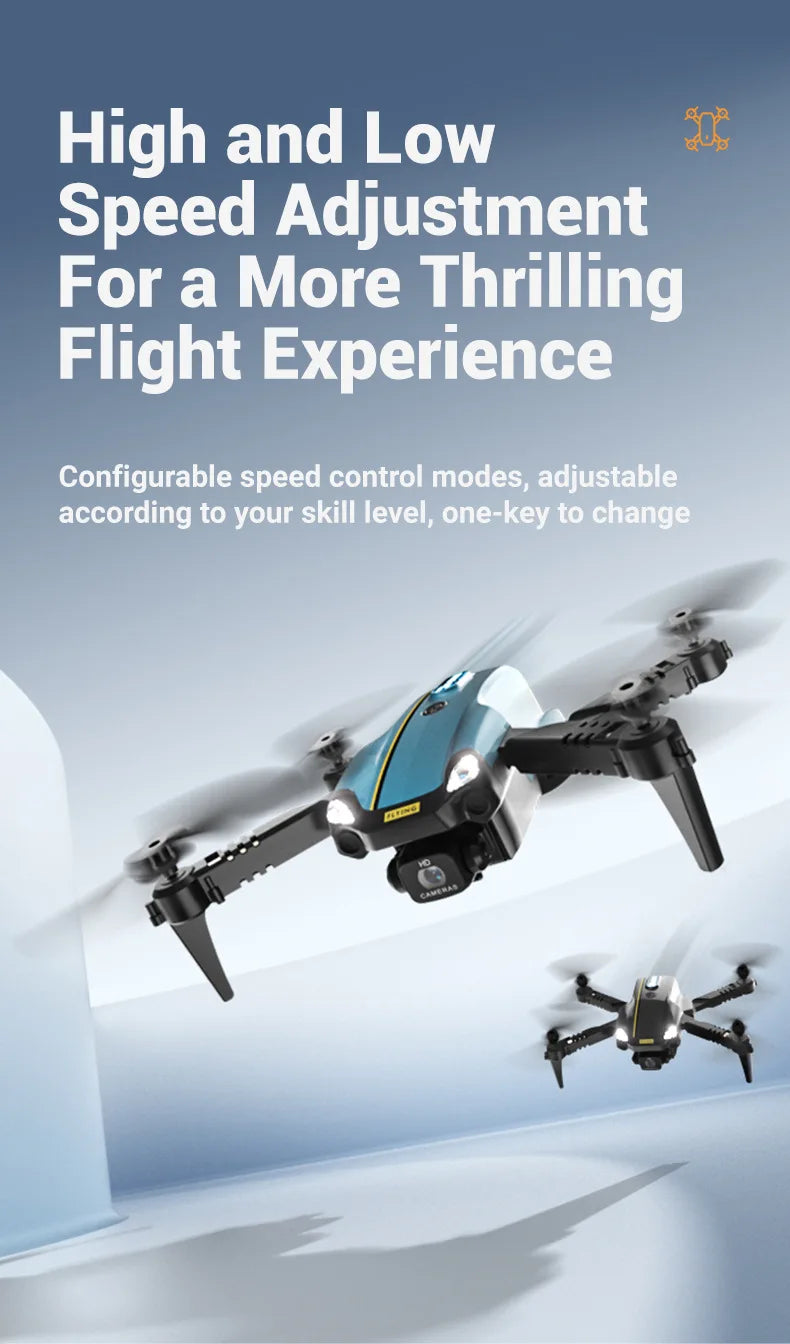 Mini Camera Drone with HD Optics - Foldable Beginner Quadcopter Tidesmit