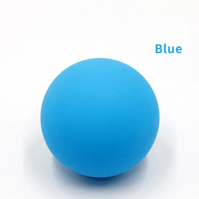 Massage Lacrosse Ball for Deep Tissue Trigger Point Therapy by Tidesmit Back Massage Instrument Blue Tidesmit