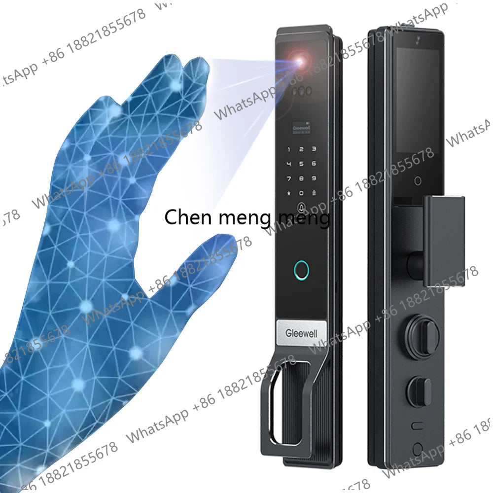 3D Palmar Vein Smart Door Lock Tuya U Smart Go Security Camera Intelligent Biometric Fingerprint And Face Recognition Smart Lock