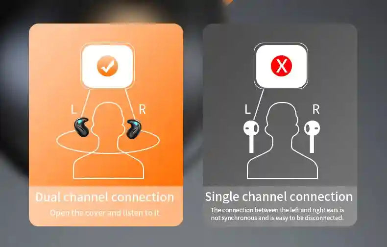 Wireless Sleep Earbuds - Active Noise Cancellation for Better Rest Tidesmit