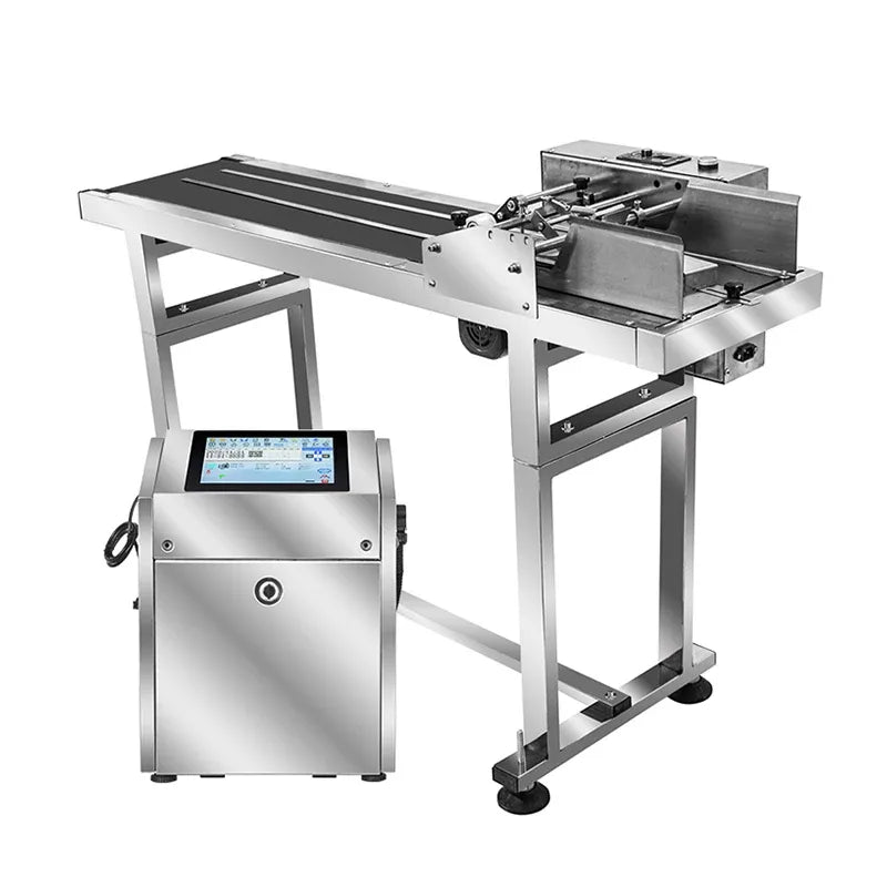 Manufacturer Direct Sales High-speed Touch Screen 6-line Small Character Inkjet Printer QR Code Production Date Barcode Printer