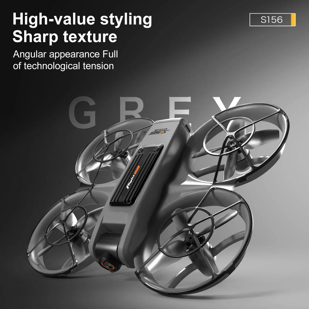 4K Camera Drone with Dual Lens and Brushless Motor - S156 Foldable Tidesmit