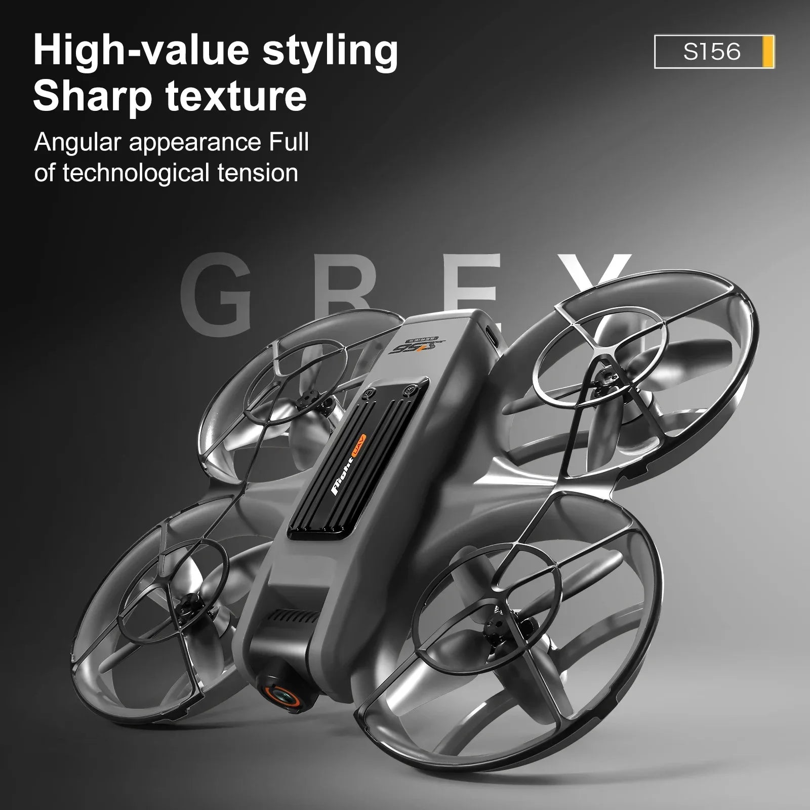 4K Camera Drone with Dual Lens and Brushless Motor - S156 Foldable Tidesmit