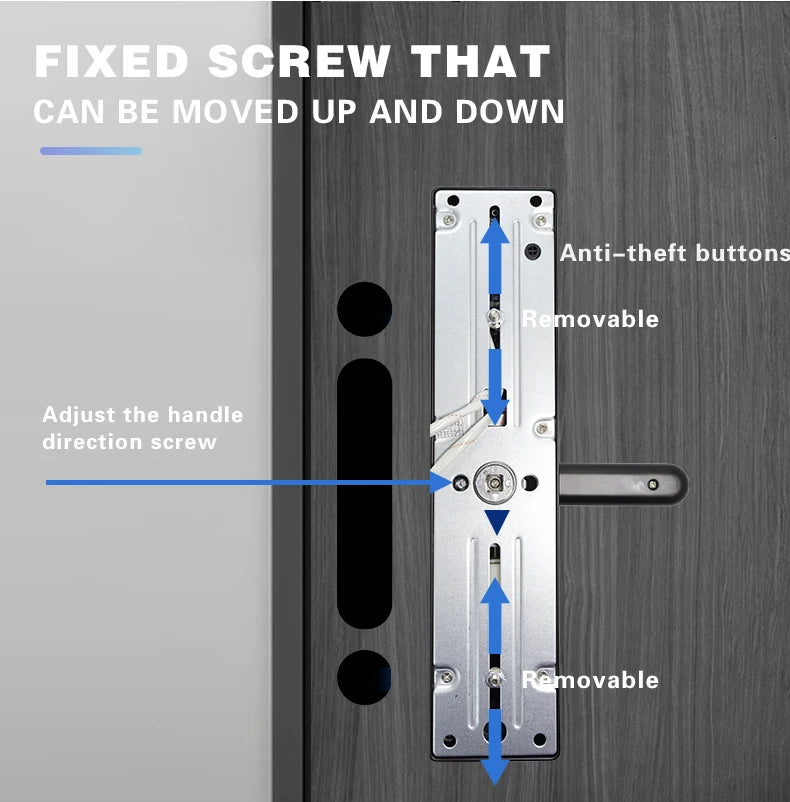 2025 New Tuya WiFi Digital Electronic Smart Wooden Door Lock With Biometric Camera Fingerprint Smart Home Remote Unlock