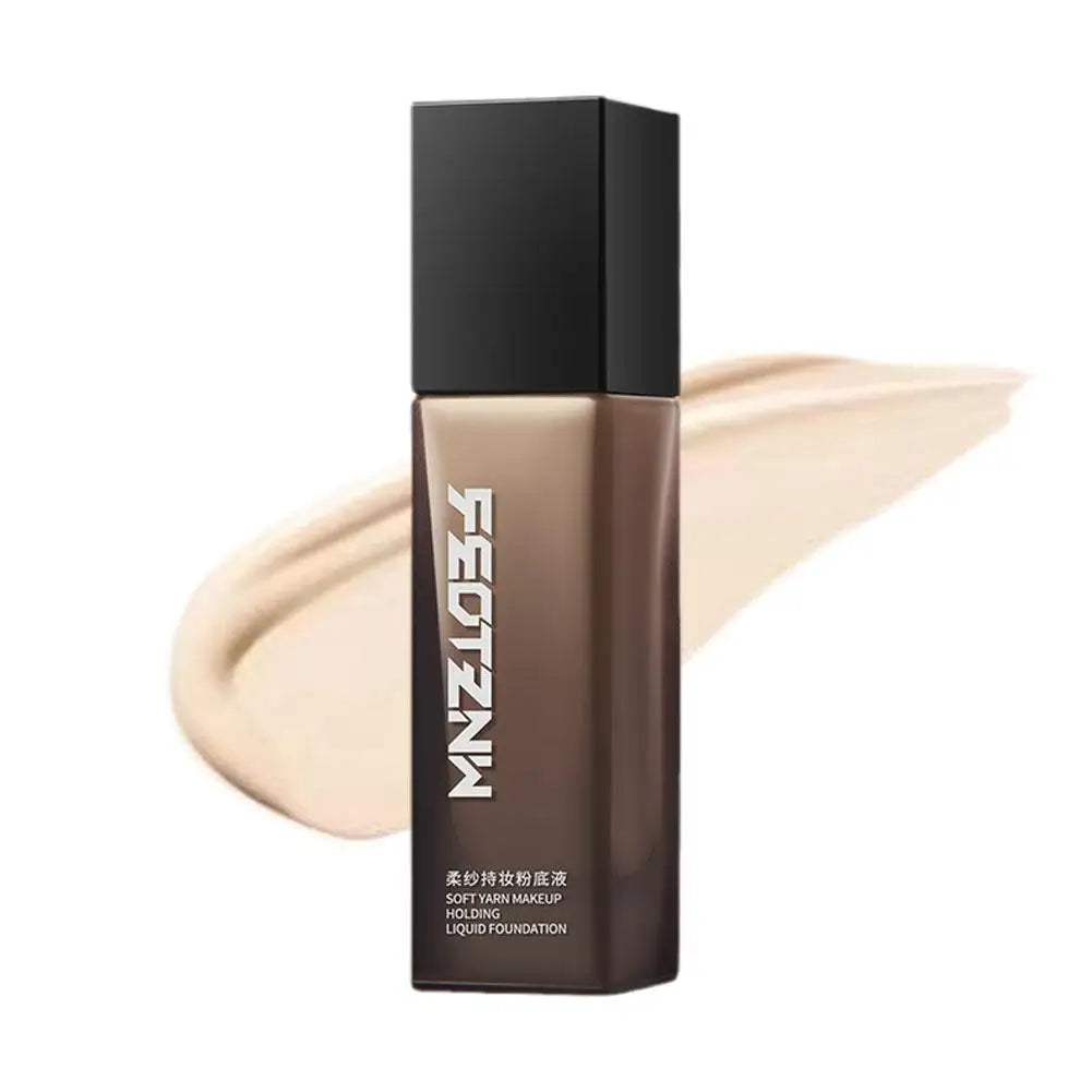 Tidesmit Long-Lasting Soft Yarn liquid foundation for wrinkles providing smooth skin care coverage detail view