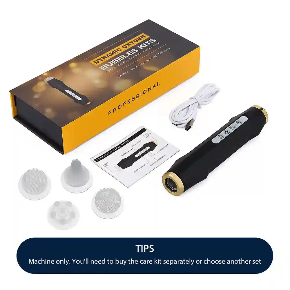 Oxygen Bubble Facial Machine for Deep Skin Cleansing | Tidesmit Eye Massage Instrument Tidesmit