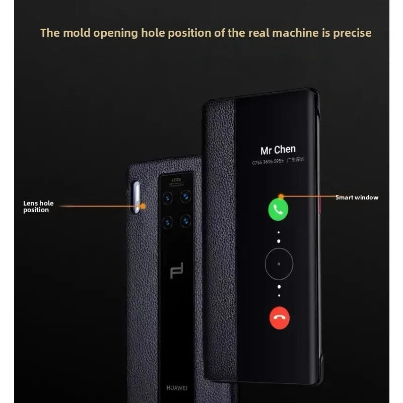 Huawei Mate 30 RS Porsche Design Leather Case | Premium Slim Cover Tidesmit