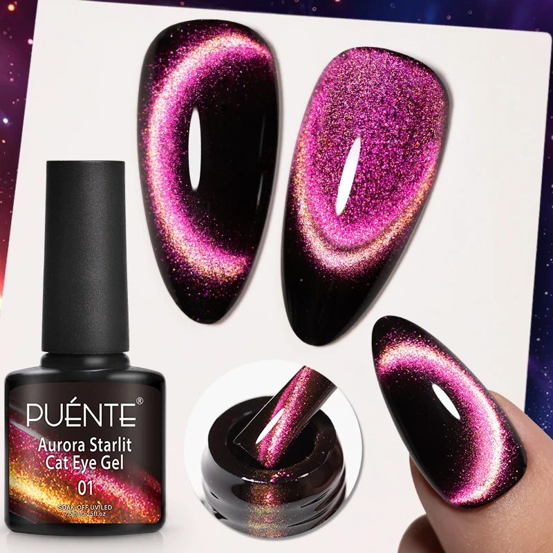 Cat Eye Magnetic Gel Polish 7.5ml - Professional Long-Lasting Nail Art Permanent Makeup Machines Tidesmit