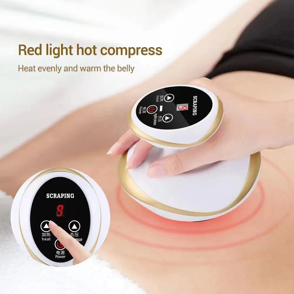 Electric Guasha Body Massager with Heat Therapy and Suction Body Shaping Massage Equipment Tidesmit