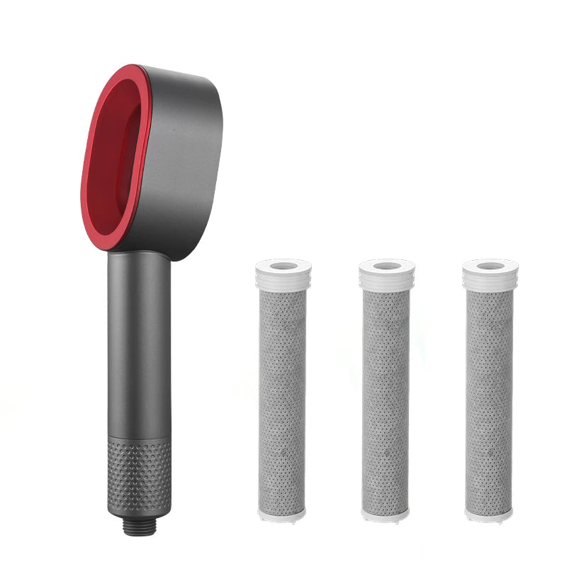 Luxury Filter for Shower head High Output Carbon Fiber Filter Shower Water Filter to Remove Chlorine Fluoride and Hard Water
