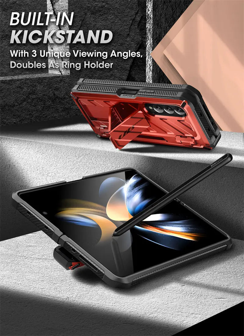 Samsung Galaxy Z Fold 4 Rugged Case - Dual Layer Shock-Absorbing Cover Tidesmit