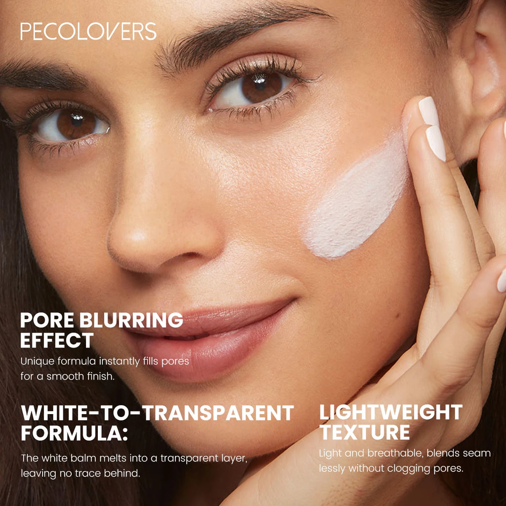 Tidesmit oil-control blur stick texture close-up for flawless pore-minimizing face makeup and waterproof finish