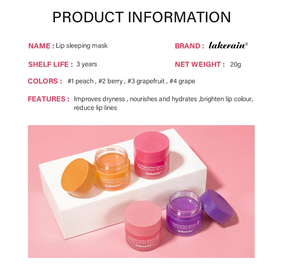 Moisturizing Sleeping Lip Mask - Nourishing Overnight Lip Treatment Lip Care Tidesmit