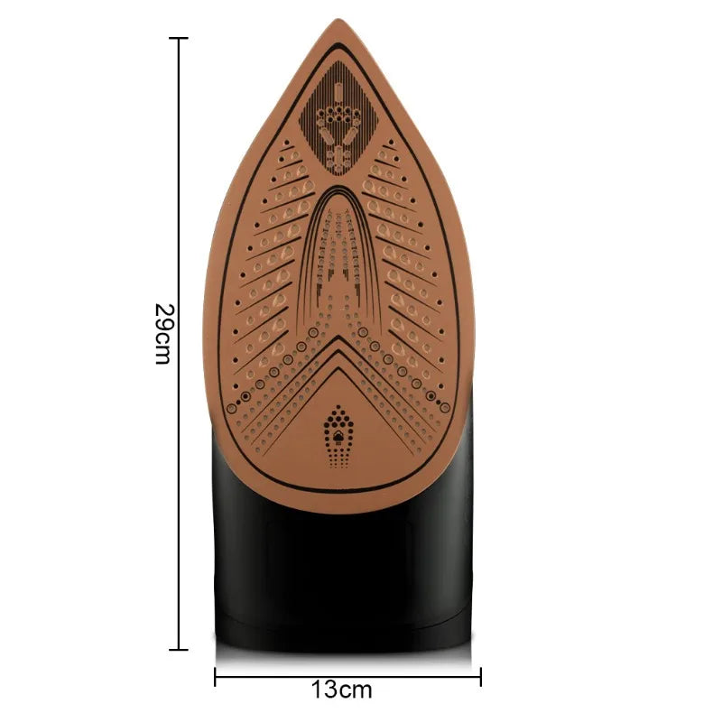 Tidesmit 2200W steam iron featuring a ceramic soleplate, adjustable steam settings, and anti-calc technology.