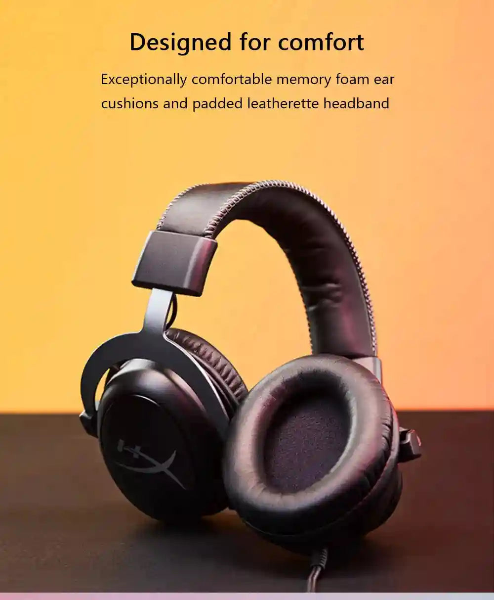 HyperX Cloud II Gaming Headset - 7.1 Surround Sound Over-Ear Headphones Tidesmit