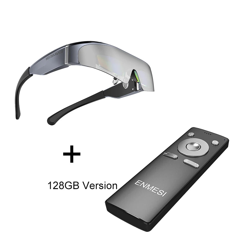 3D Android Smart Glasses VR Headset | 512GB OLED Spatial Display 128GB Version Tidesmit
