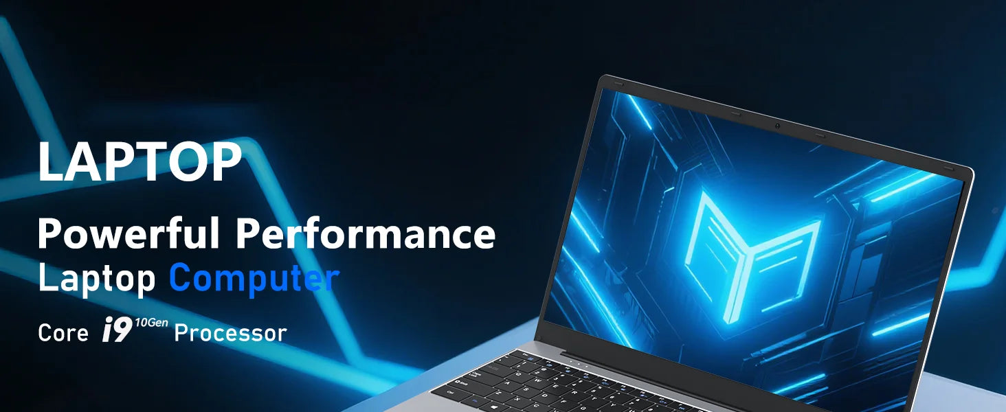 2026 Windows 11 Laptops 15.6 inch Laptop Fingerprint Unlock Intel Core I9-10980HK 16GB RAM 2TB SSD Backlight Gaming Notebook