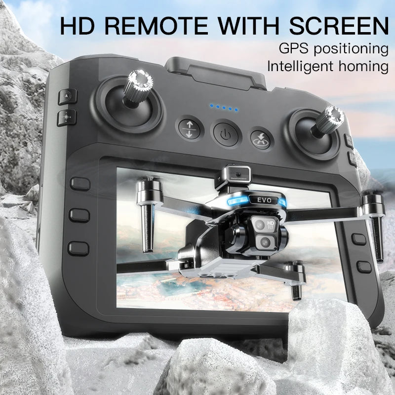 GPS Camera Drone with Obstacle Avoidance - Foldable 8K Quadcopter Tidesmit