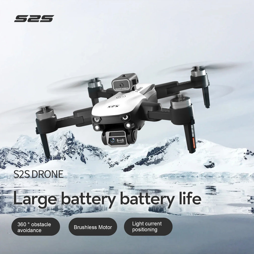 Camera Drone with Obstacle Avoidance - Foldable 8K GPS Quadcopter Tidesmit