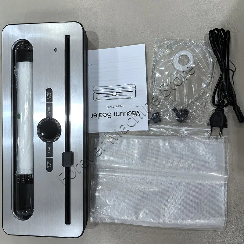 240W Dual‑Pump Vacuum Sealer Machine Automatic Food Sealer Dual Seal External Vacuum For Home Commercial Food Storage