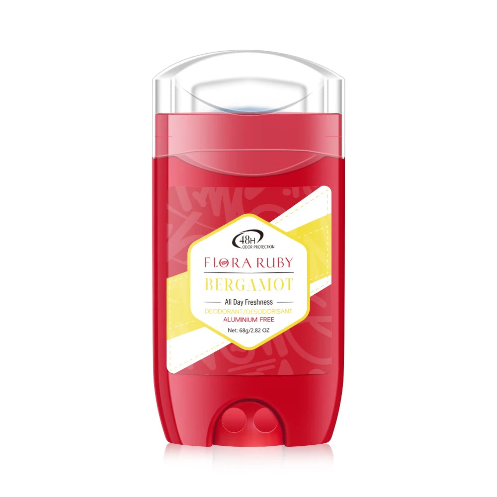Tidesmit Flora Ruby 68g stick deodorant for men, providing 48-hour odor protection and a long-lasting scent.