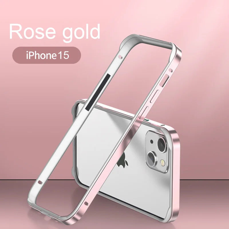 iPhone 17 Aluminum Bumper Case - Slim Military-Grade Metal Frame Tidesmit