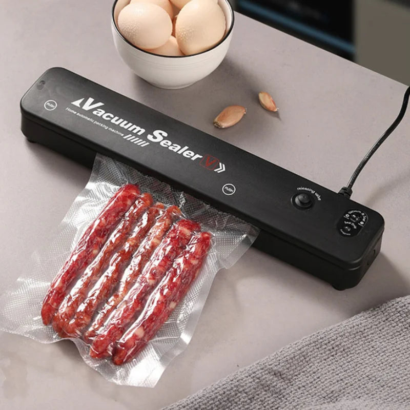 Food Sealing Machine Vacuum Sealing Machine Portable Automatic Packaging Machine Kitchen Helper Keep Food Fresh 220V For Home