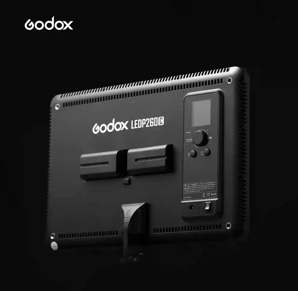 Godox LEDP260C LED Video Light Panel | Adjustable Color Temperature 3300-5600K Tidesmit