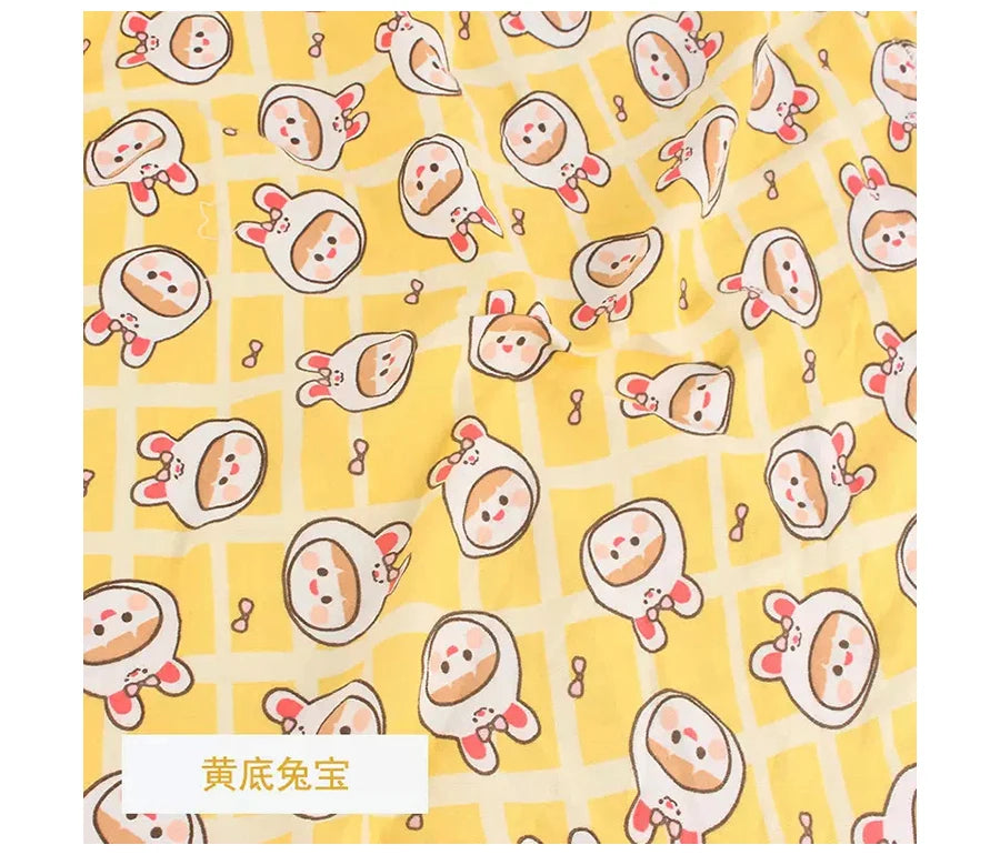 Baby Fabric Knit Jersey Print Fabric Sewing Material for Children's Garment 50*185cm Brocade Fabric Organic Fabric  Knitted