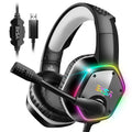 Tidesmit E1000 Gaming Headset with 7.1 Surround Sound - Wired Gray Tidesmit