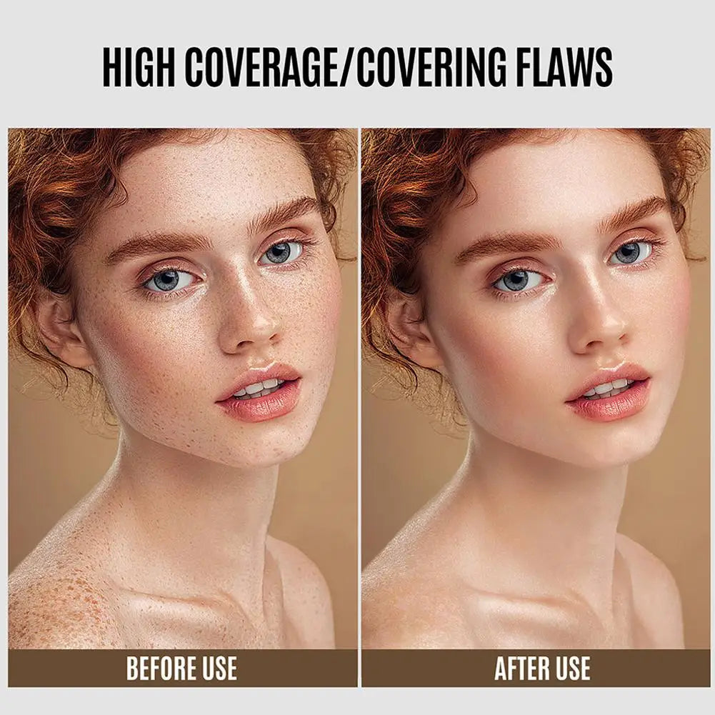 Tidesmit long lasting full coverage matte liquid foundation texture close-up for natural moisturizing face makeup