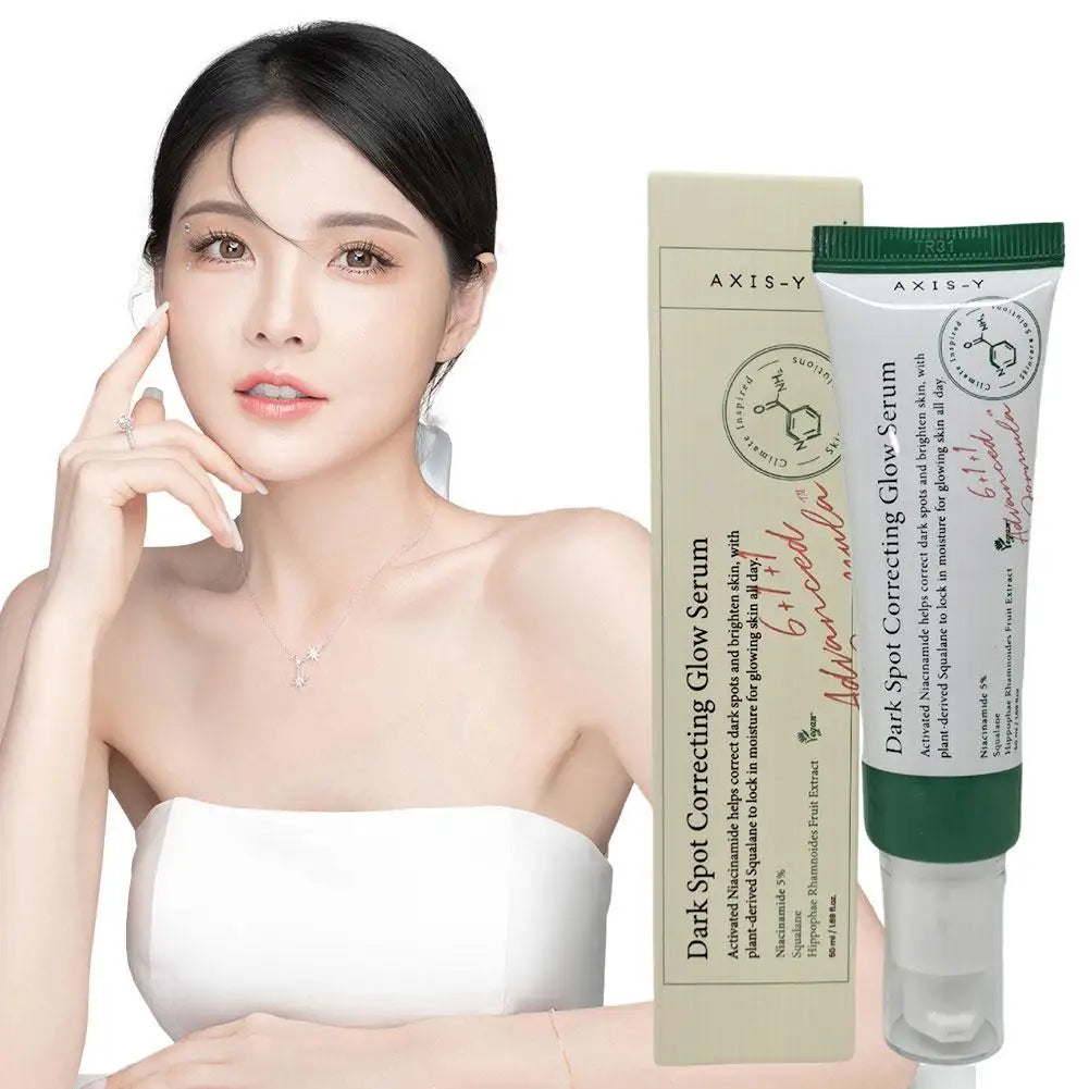 Korean AXIS-Y Dark Spot Correcting Glow Serum Reduce Pigmentation Issues Moisturizing And Brightening Essence Deep Nourish Skin