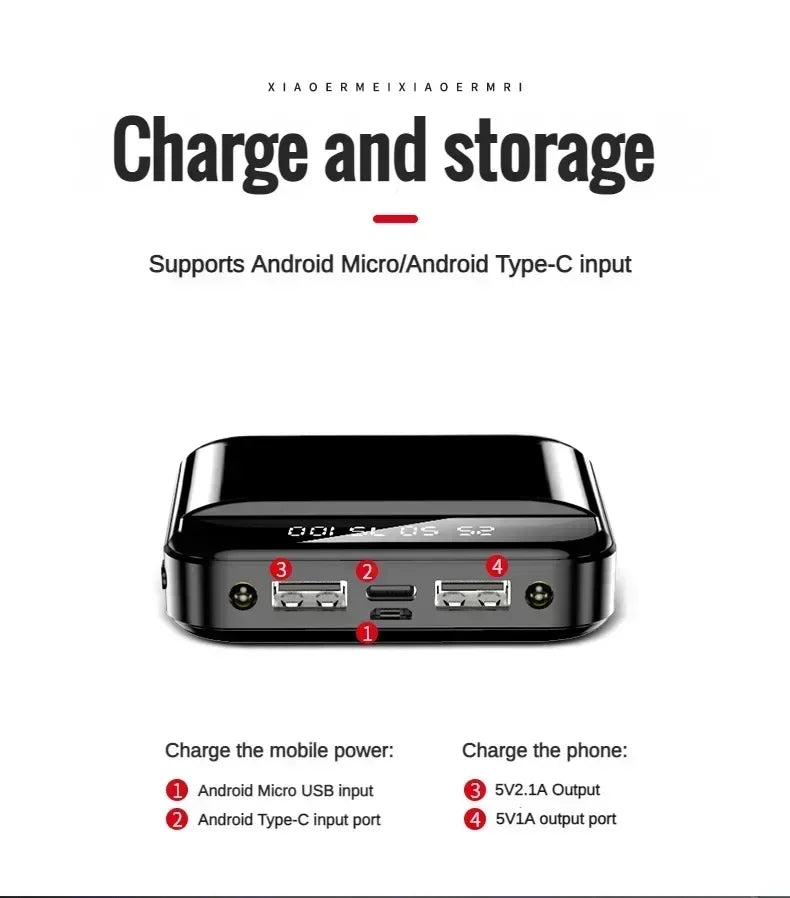 Portable Charger 30000mAh Power Bank with PD Fast Charging Tidesmit