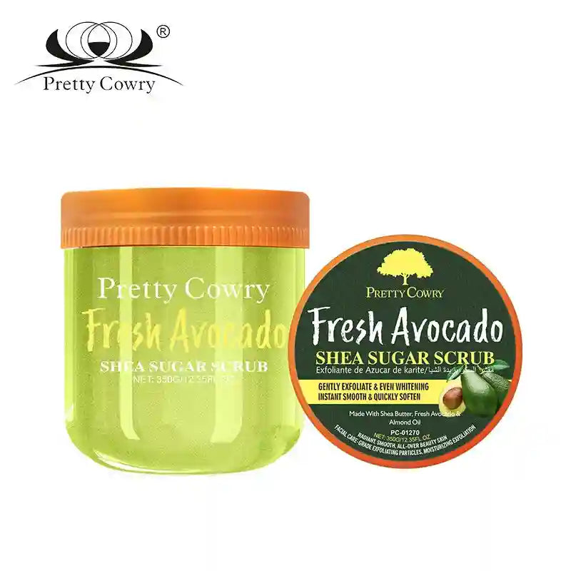 Shea Butter Body Scrub: Exfoliating & Moisturizing Treatment Scrubs Treatments Avocado China Mainland Tidesmit