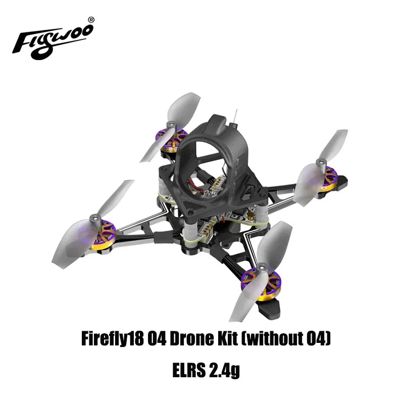 Tiny Whoop 1S O4 FPV Camera Drone with ELRS 2.4g System Drone Kit 2.4g Tidesmit