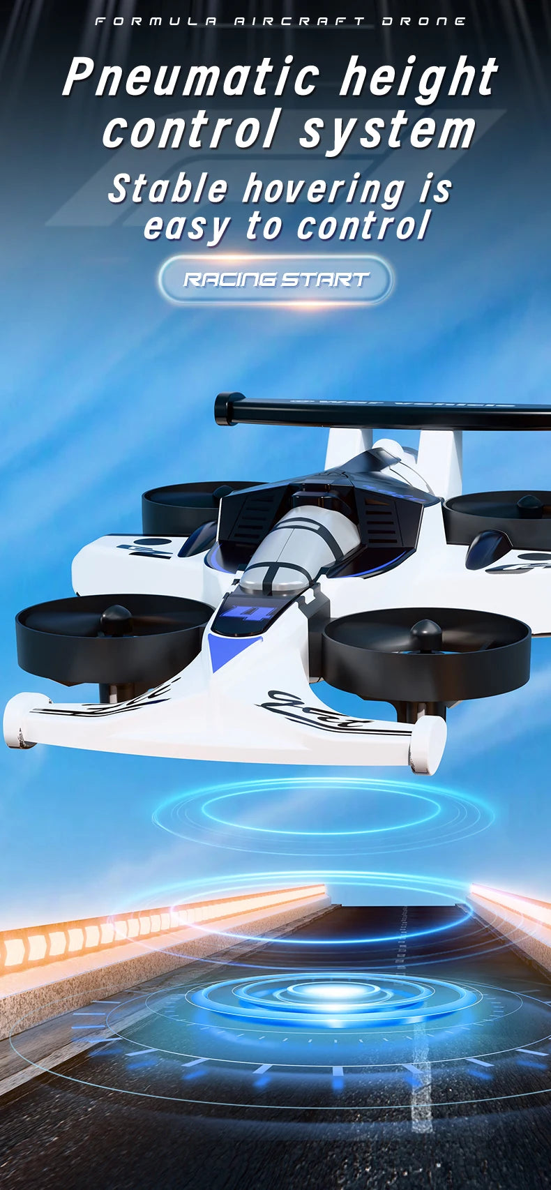 Mini RC Drone for Kids with Obstacle Avoidance | 2.4G UFO Toy | Tidesmit Tidesmit