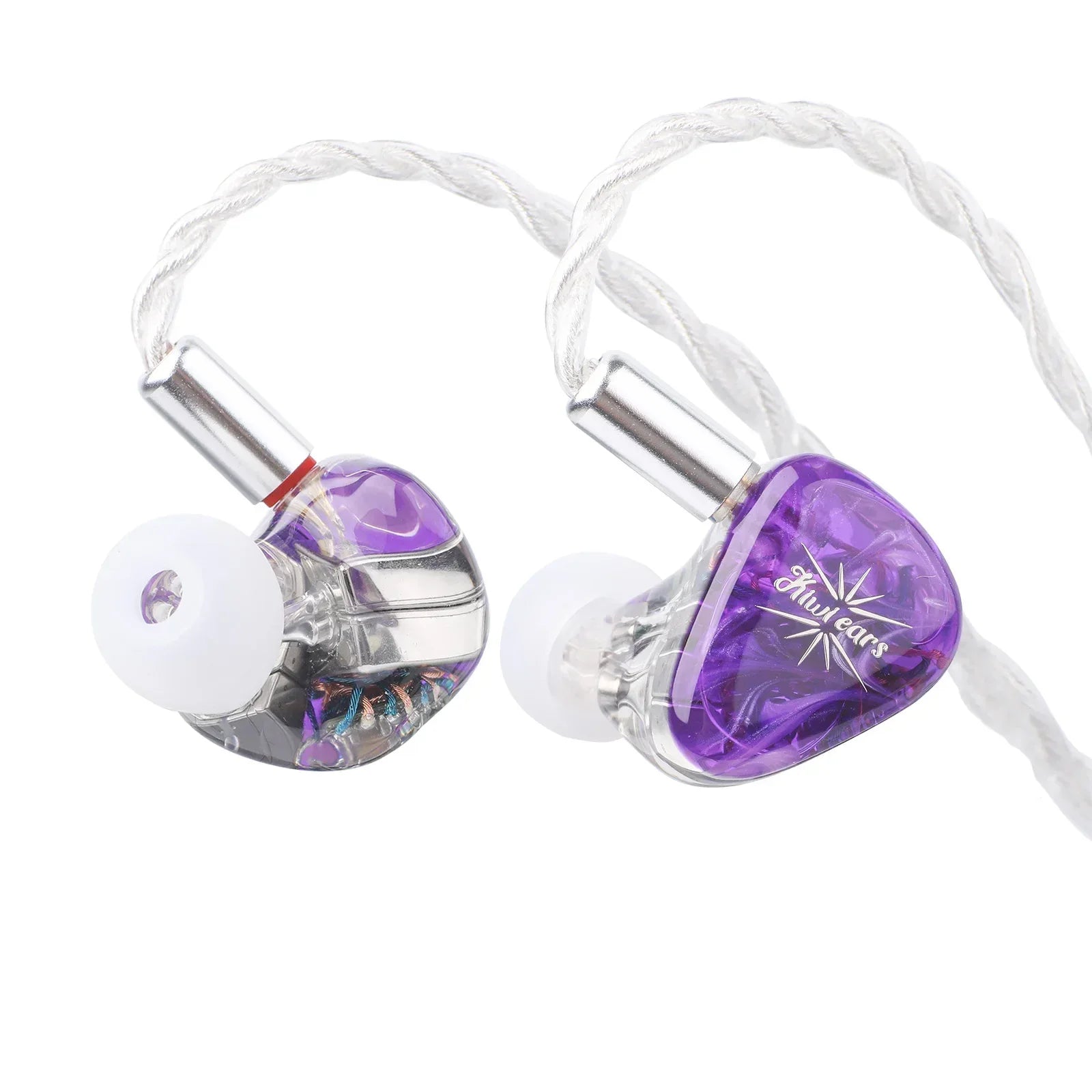 Kiwi Ears Orchestra Lite 8BA In-Ear Monitors by Tidesmit Purple Tidesmit