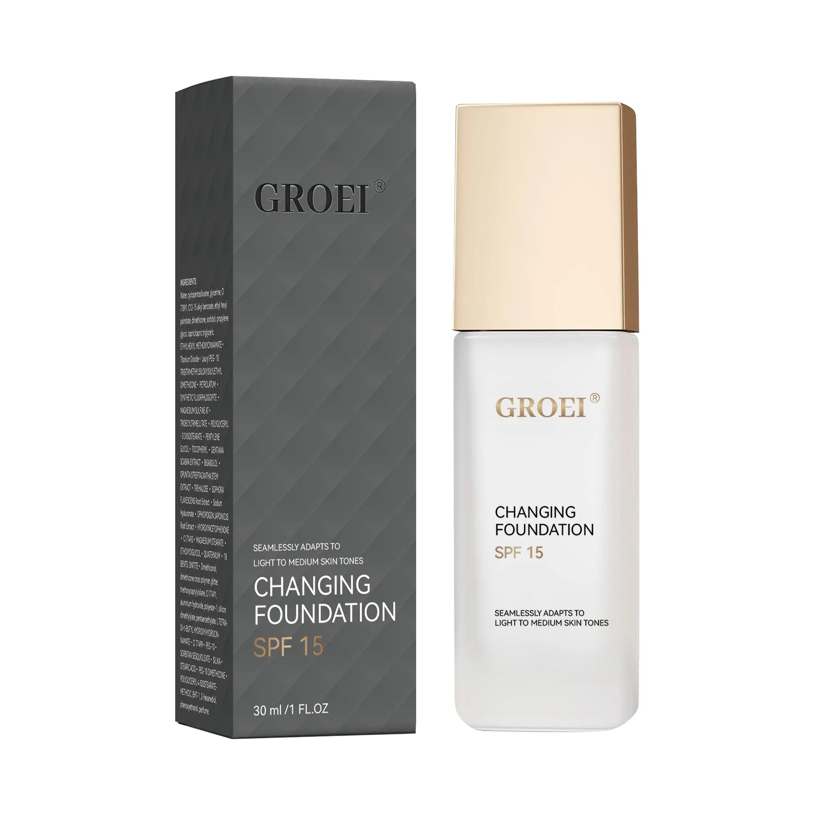 Tidesmit color changing foundation moisturizer providing hydrating longwearing waterproof coverage for face makeup