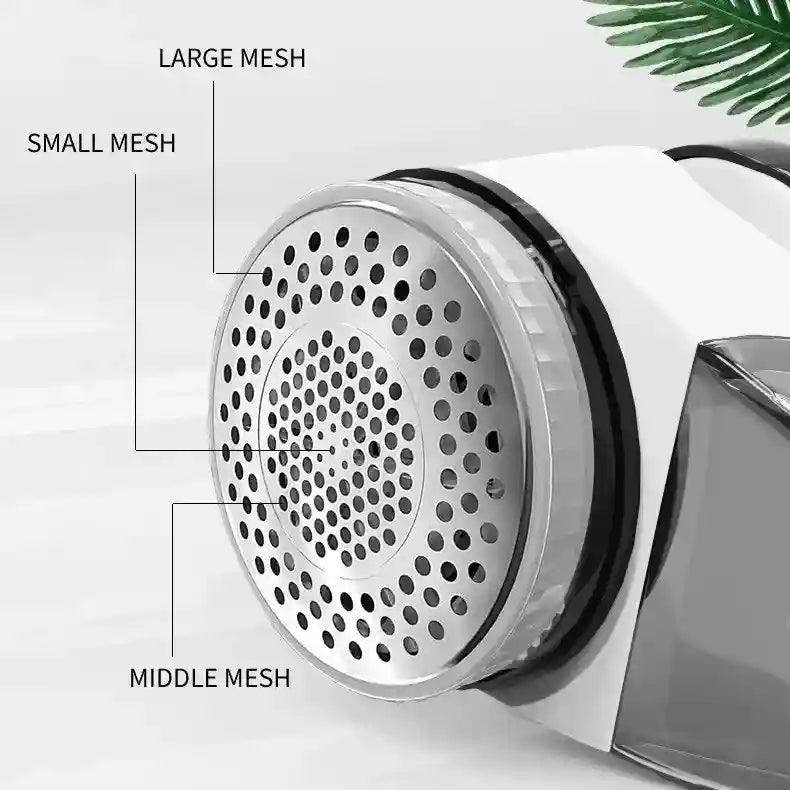 Tidesmit portable electric lint remover machine for sweaters, carpets, and clothing in handhold design.