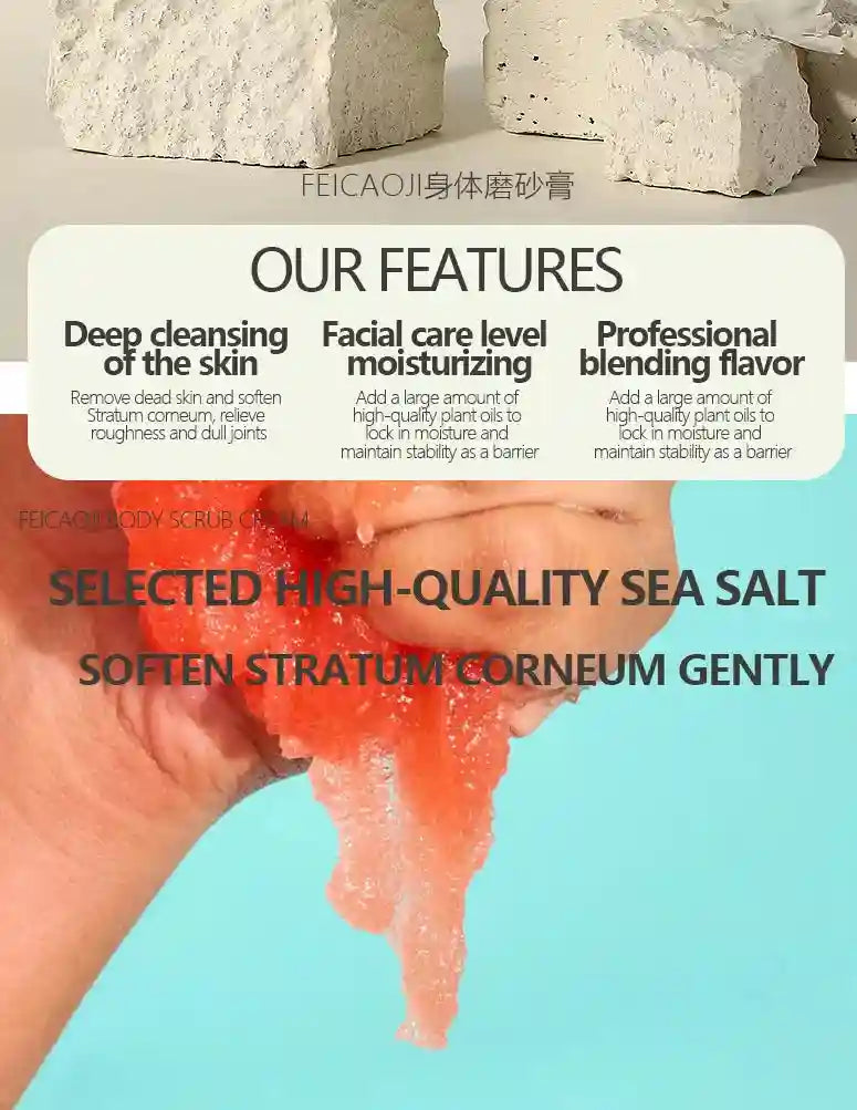 Shea Sugar Body Scrub Exfoliant - Natural Smoothing Treatment Scrubs Treatments Tidesmit