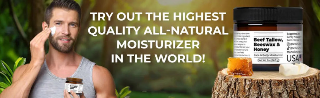 Whipped Beef Tallow And Honey Balm Moisturizing Beef Tallow Face Cream Body Lotion Grass Fed Grass Finished Face Cream Care