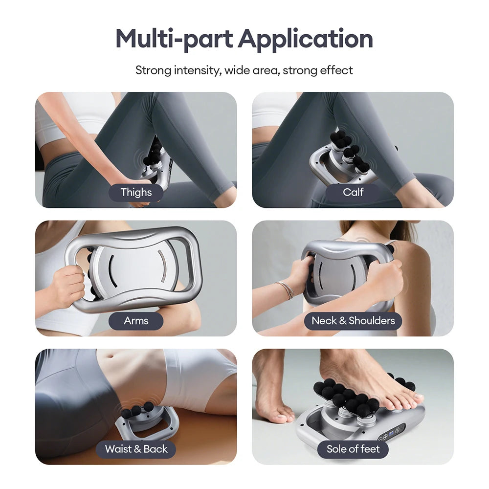 Deep Tissue Massage Gun: Percussion Muscle Recovery Tool Relaxation Treatment Tidesmit