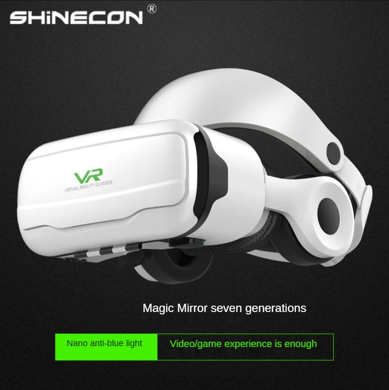 VR Headset for Smartphone – 3D Virtual Reality Glasses with Remote Tidesmit