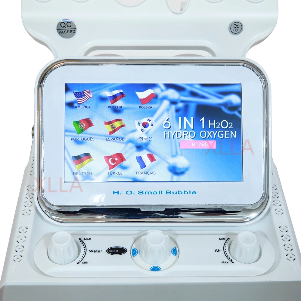 6-in-1 Hydra Facial Deep Pore Cleanser | Professional PMU Skin Prep Machine Permanent Makeup Machines Tidesmit