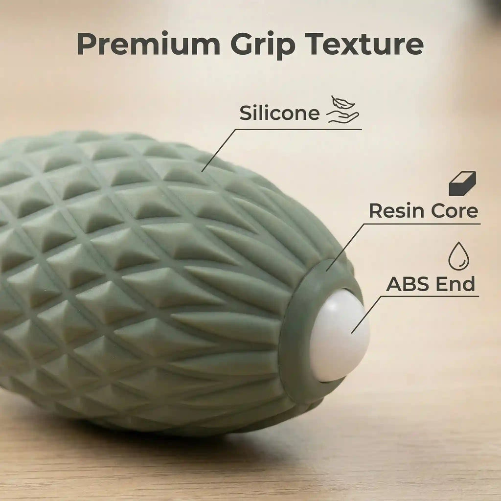 Massage Roller for Plantar Fasciitis Myofascial Release - Grey & Green Massage Roller Tidesmit