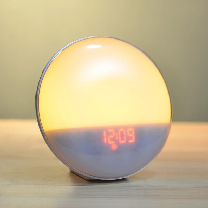 Wake Up Light Alarm Clock with Sunrise Simulation & FM Radio Tidesmit