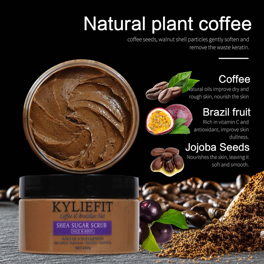 Coffee Sugar Scrub: Exfoliating Body Polish for Radiant Skin Scrubs Treatments Tidesmit