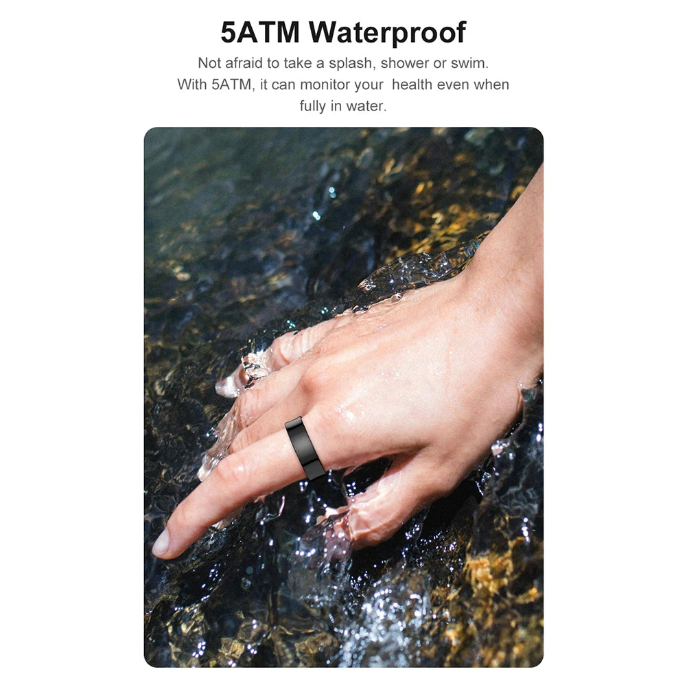 Tidesmit Smart Health Ring - Fitness Tracker with Biometric Sensor Tidesmit