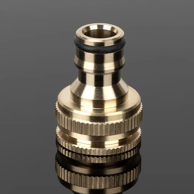 Pressure Washer Hose Adaptor Brass Hose Tap Connector 3/4'' 1/2'' THREADED GARDEN WATER PIPE ADAPTER FITTING Watering Equipment